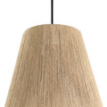 Eglo Alderney pendel Ø30 cm natur/sort